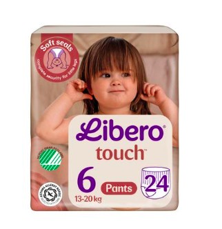 Libero Touch дитячі підгузники-трусики 6 (13-20кг) 24шт
